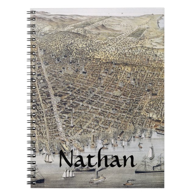 Cuaderno Vista de San Francisco, 1878 (Frente)