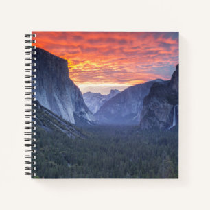 Cuaderno Vista de túnel yosemite