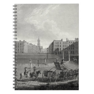 Cuaderno Vista del cuadrado de Hannover, grabada por el