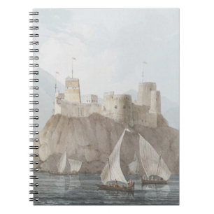 Cuaderno Vista del este de los fuertes Jellali y Merani,