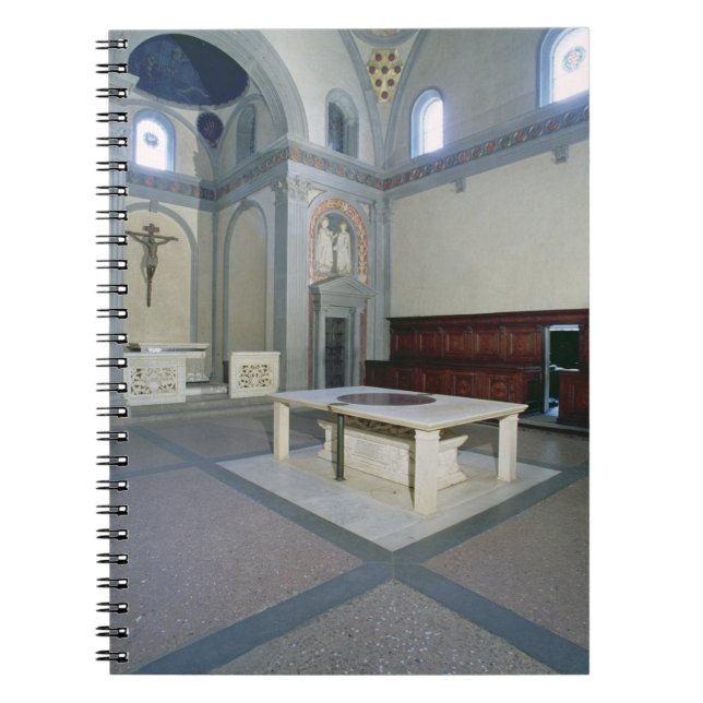 Cuaderno Vista del interior, c.1420-29 construido (foto) (Frente)