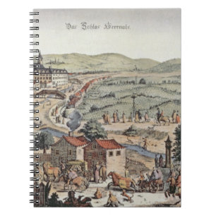 Cuaderno Vista del norte de Viena con el Schlos Hernal