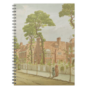 Cuaderno Vista del parque de Bedford, 1882 (litho del