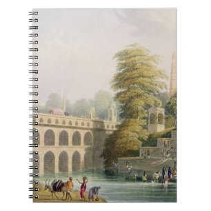 Cuaderno Vista del puente cerca de Baroda en Guzerat, del