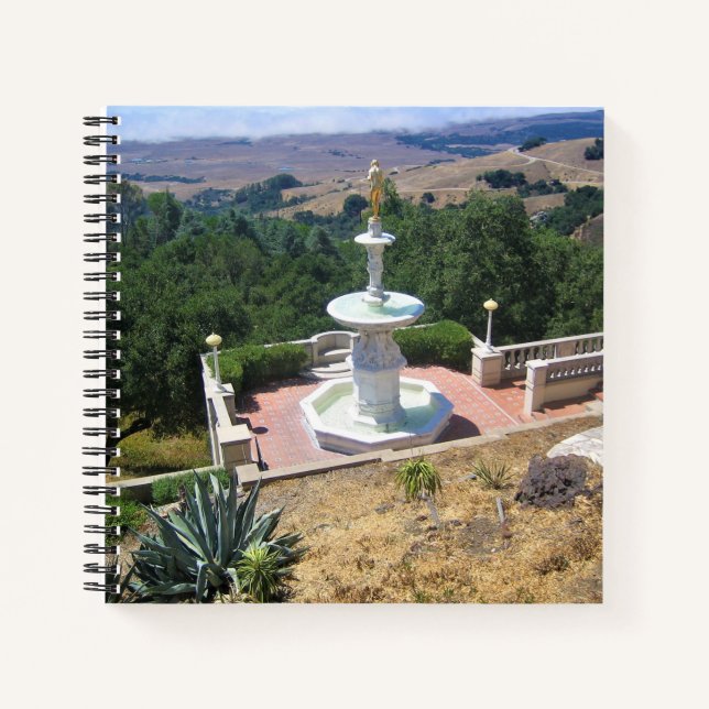 Cuaderno Vista desde el Castillo del Corazón, San Simeon, C (Anverso)