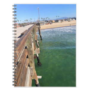 Cuaderno Vista desde el muelle, Newport Beach, California
