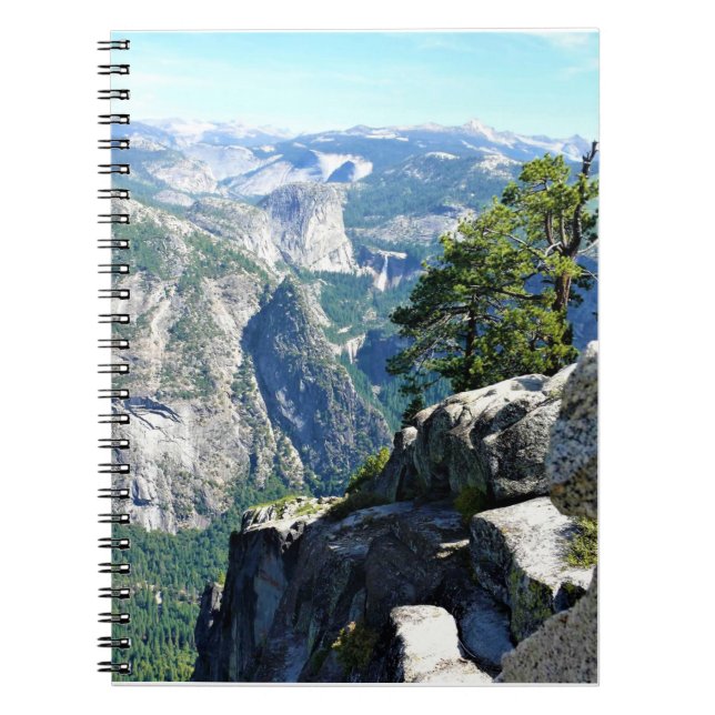 Cuaderno Vista desde Glacier Point, Yosemite, CA (Frente)