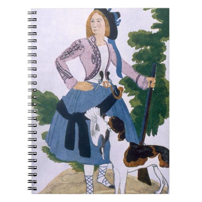 Cuaderno Vista el diseño para el Huntress, 1922 (lith del (Frente)