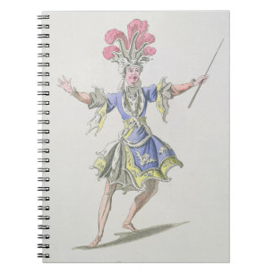 Cuaderno Vista el diseño para el mago, en Dardanus, un li