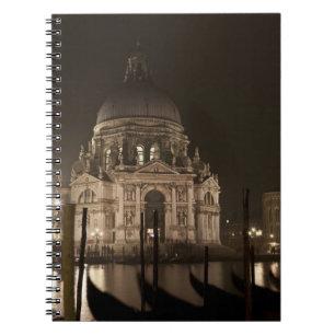 Cuaderno Vista nocturna sobre el agua de San Giorgio Maggio