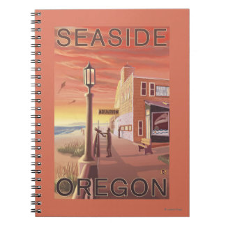 Cuaderno Vistas al mar y al acuario de Oregon