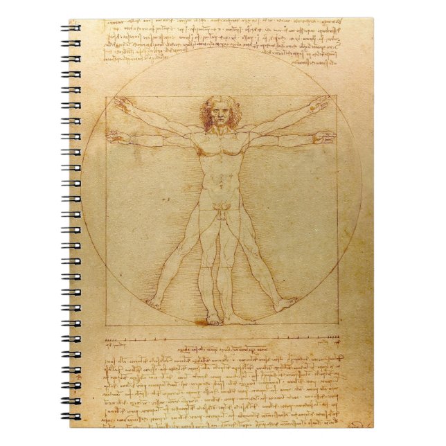 Cuaderno Vitruviano de Leonardo Da Vinci (Frente)