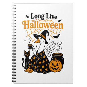 Cuaderno Viva la Bruja del Ganso de Halloween