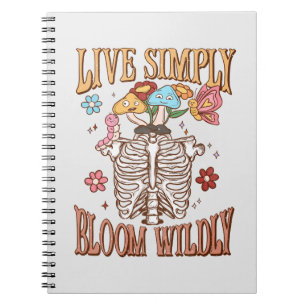 Cuaderno Vive de forma simple, Bloom Willy - Skeleton y hon