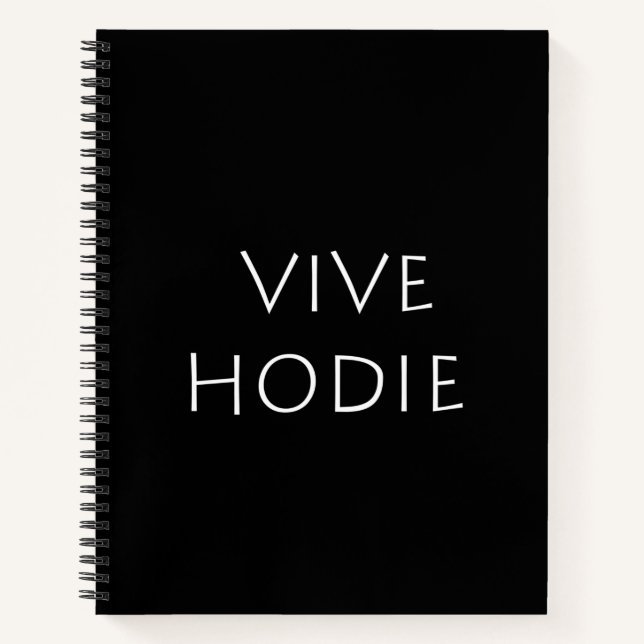 Cuaderno Vive hodie (Anverso)