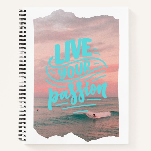 Cuaderno vive tu pasión (Anverso)