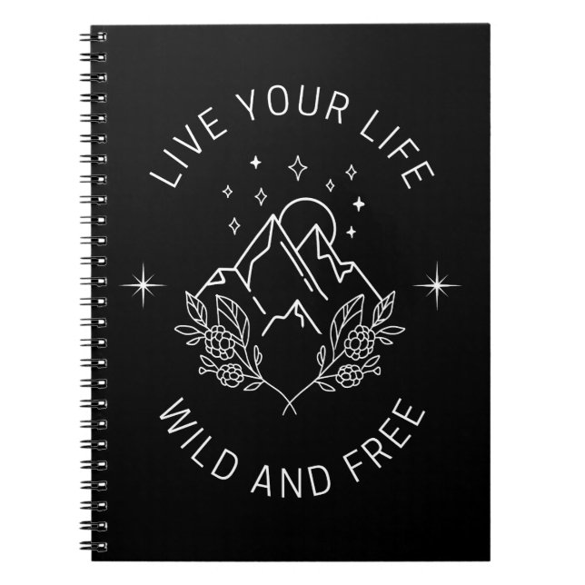 Cuaderno Vive Tu Vida Salvaje y Libre (Frente)