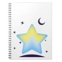 Vivero caprichoso de estrellas y lunas pastel