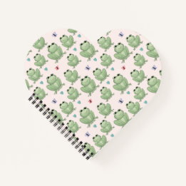 Cuaderno Vivero de ranas acuarela caprichosa rubor