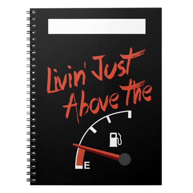 Cuaderno Viviendo justo por encima de la E (Frente)