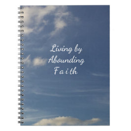 Cuaderno Viviendo por Abounding Faith