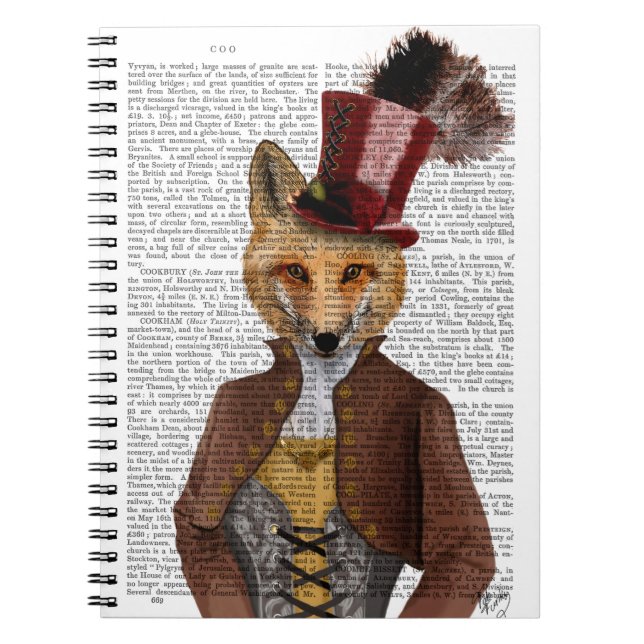 Cuaderno Vivienne Steampunk Fox (Frente)