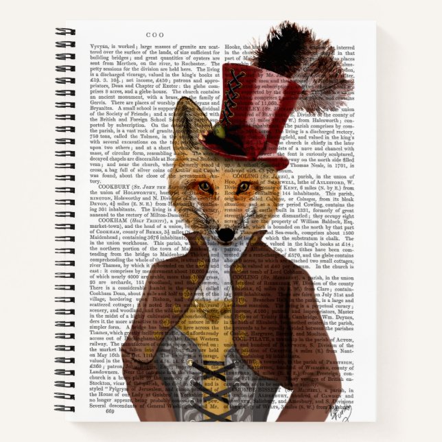 Cuaderno Vivienne Steampunk Fox (Anverso)