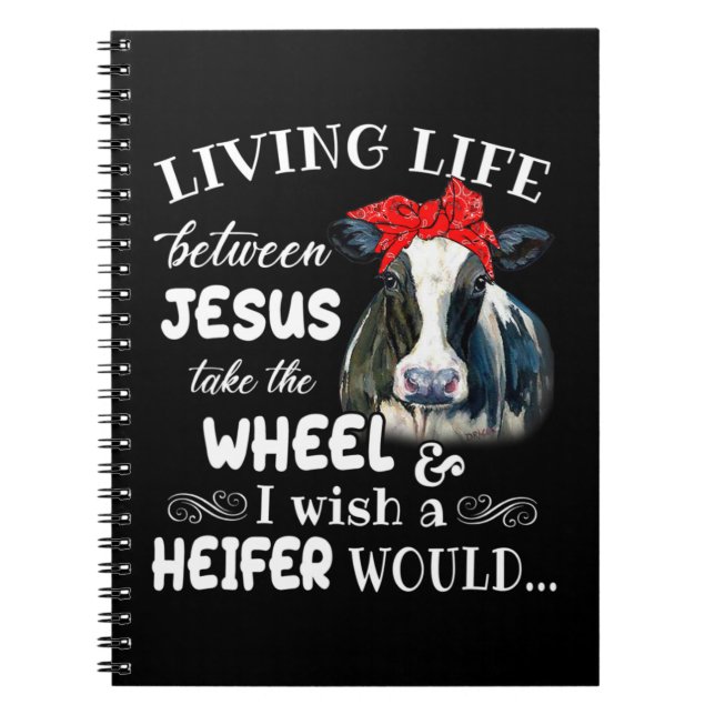 Cuaderno Vivir la vida entre jesus tomar la rueda deseo un (Frente)