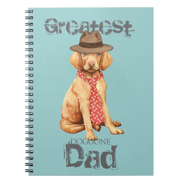 Cuaderno Vizsla Dad (Frente)