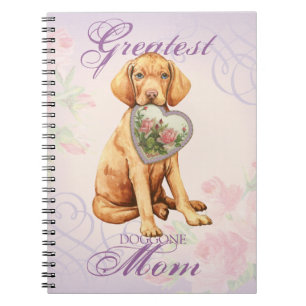 Cuaderno Vizsla Heart Mom