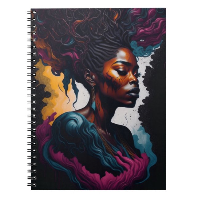 Cuaderno Vogue de la cosecha africana norteamericana (Frente)