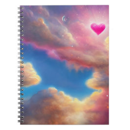 Cuaderno Volando a través del diario nubes