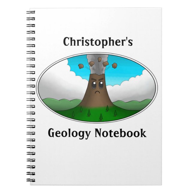 Cuaderno Volcán enojado (Frente)