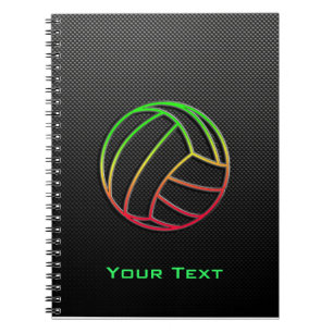 Cuaderno Voleibol colorido