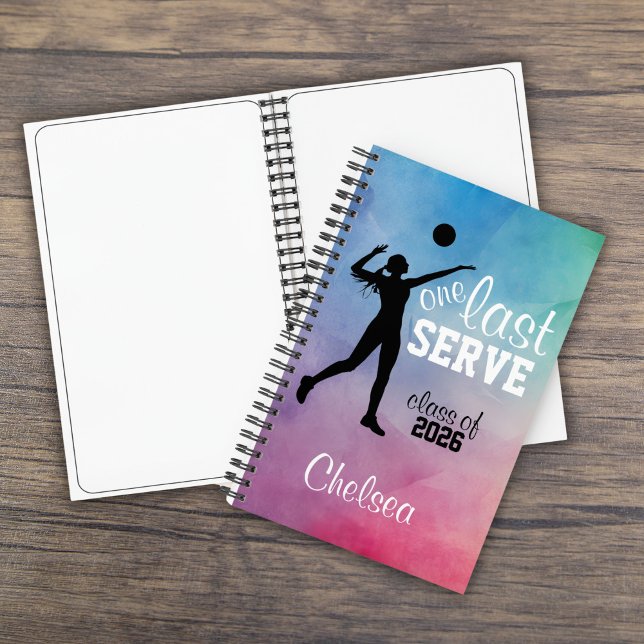 Cuaderno Voleibol Personalizado Arcoíris Senior Un Último S (Subido por el creador)