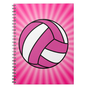 Cuaderno Voleibol rosa
