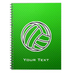 Cuaderno Voleibol verde