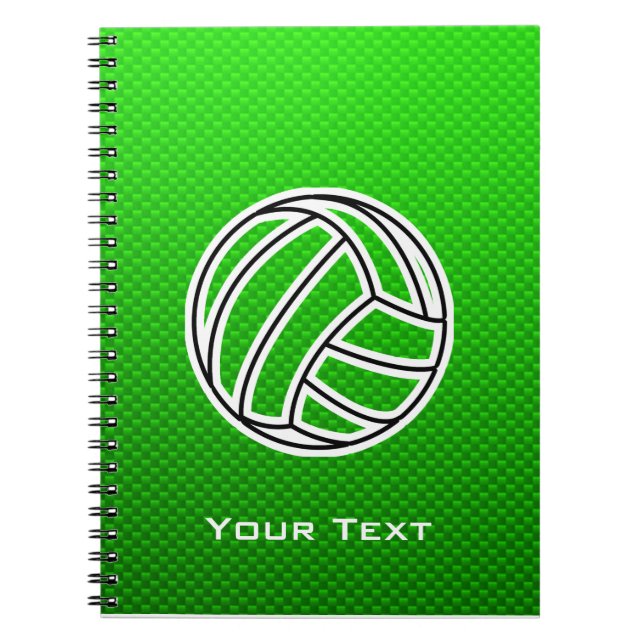 Cuaderno Voleibol verde (Frente)