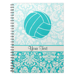 Cuaderno Voleibol verde azulado