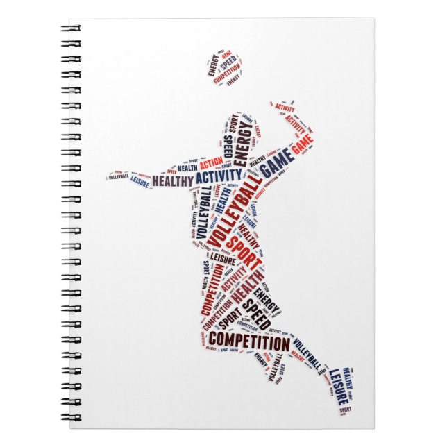 Cuaderno Volleyball player (Frente)