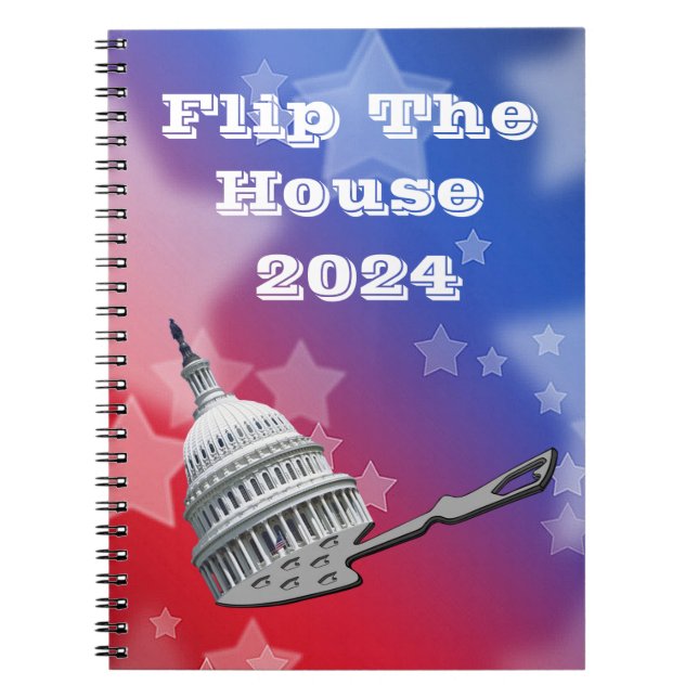 Cuaderno Voltear El Voto De La Cámara Azul 2024 (Frente)