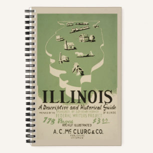 Cuaderno Volumen De La Serie American Guide En Illinois.