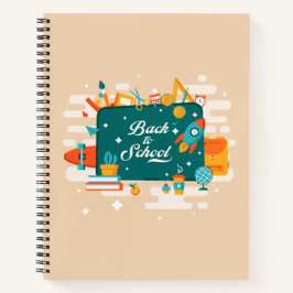 Cuaderno Volver a la crema de suministros escolares