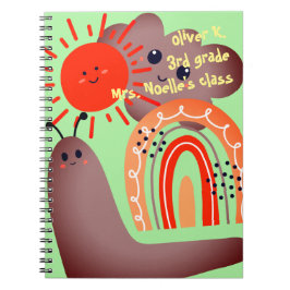 Cuaderno Volver a la escuela | Nombre del Snack de Happy Sm