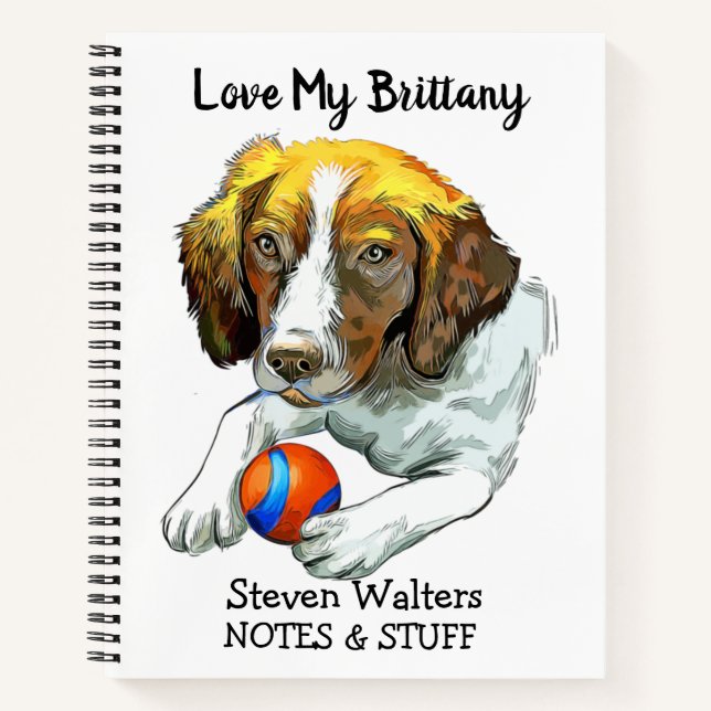 Cuaderno Volver a la escuela portátil Brittany (Anverso)