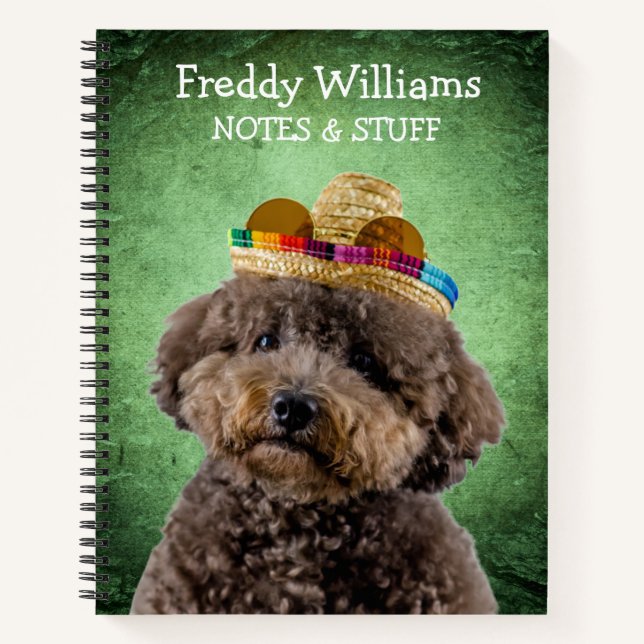 Cuaderno Volver a la escuela Toy Poodle bloc de notas (Anverso)
