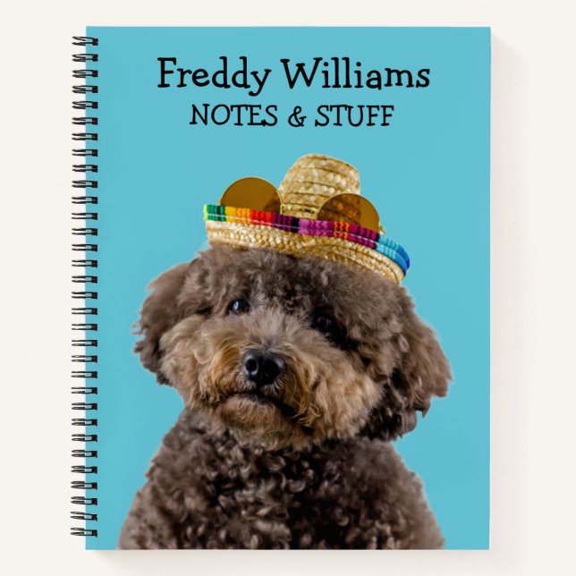Cuaderno Volver a la escuela Toy Poodle bloc de notas (Anverso)
