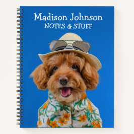 Cuaderno Volver a la escuela Toy Poodle bloc de notas