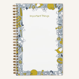 Cuaderno Volver a las notas escolares | Gracioso profesor y