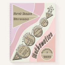 Volver al bloc de notas en espiral matemática